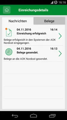 AOK Direkt AU-Schein android App screenshot 0